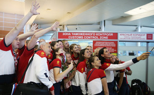 Team Russia leaves for Rio 2016 Olympics