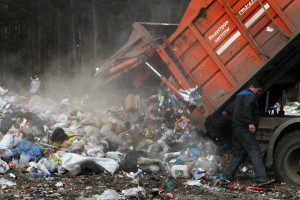 Полигон для утилизации бытовых отходов "Ашитково" в Воскресенском районе Московской области